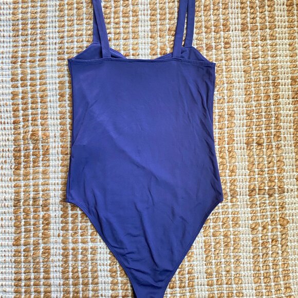 Forever 21 Royal Blue Bodysuit with Snap Closure – Size Small - Picture 8 of 9